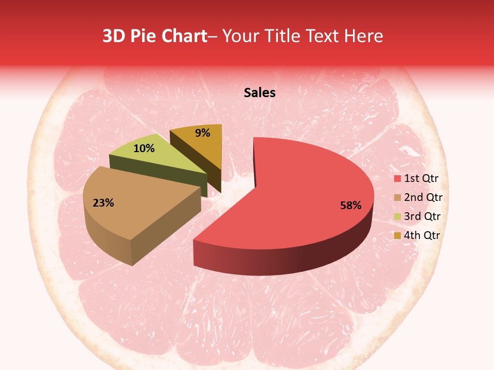 Isolated Citrus PowerPoint Template