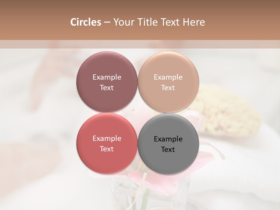 Taking A Bath PowerPoint Template