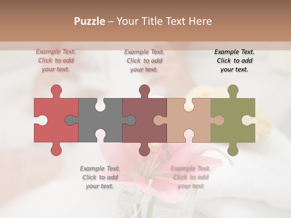 Taking A Bath PowerPoint Template