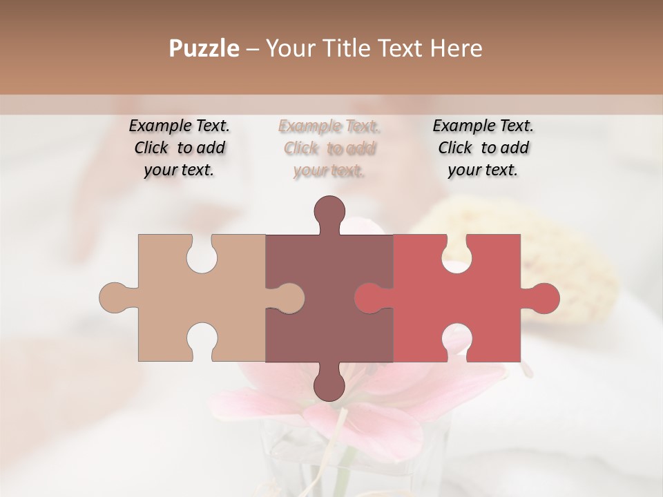 Taking A Bath PowerPoint Template