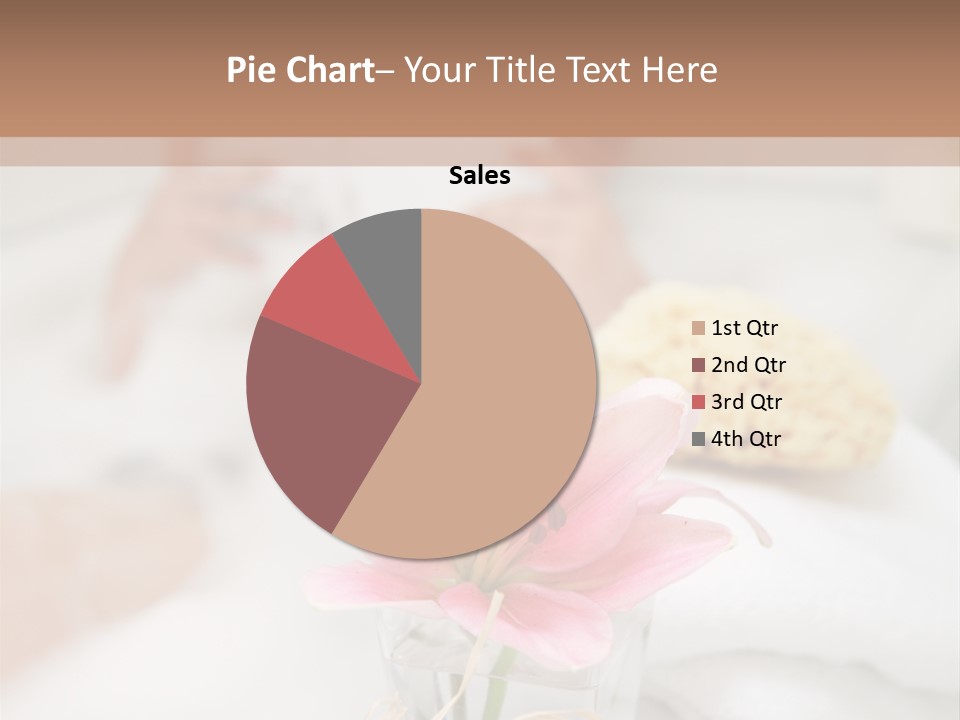 Taking A Bath PowerPoint Template