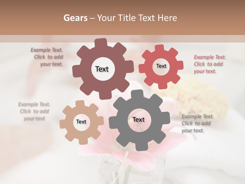 Taking A Bath PowerPoint Template