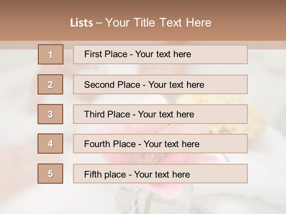 Taking A Bath PowerPoint Template