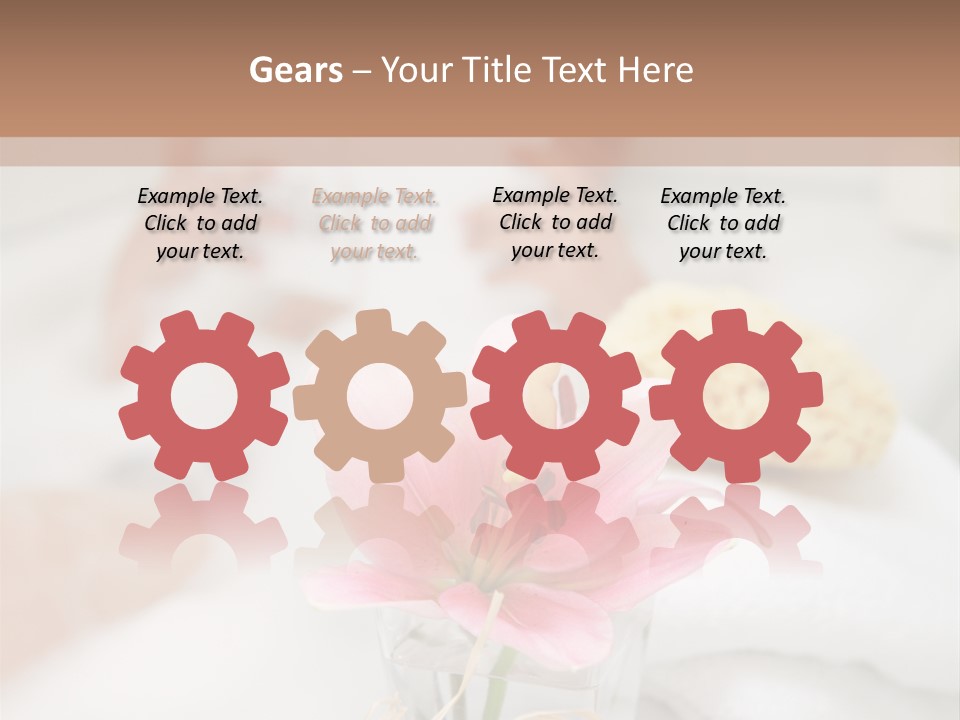 Taking A Bath PowerPoint Template