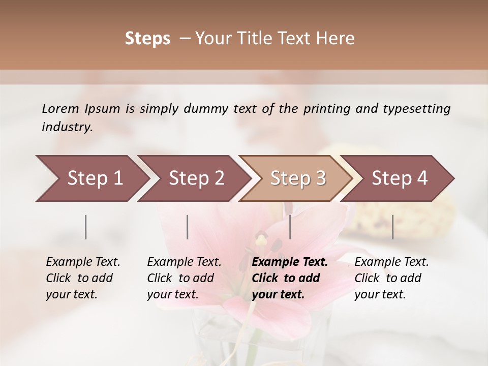 Taking A Bath PowerPoint Template