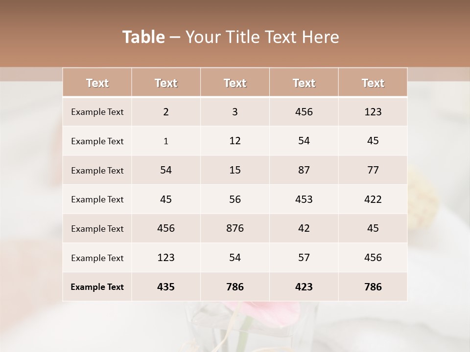Taking A Bath PowerPoint Template