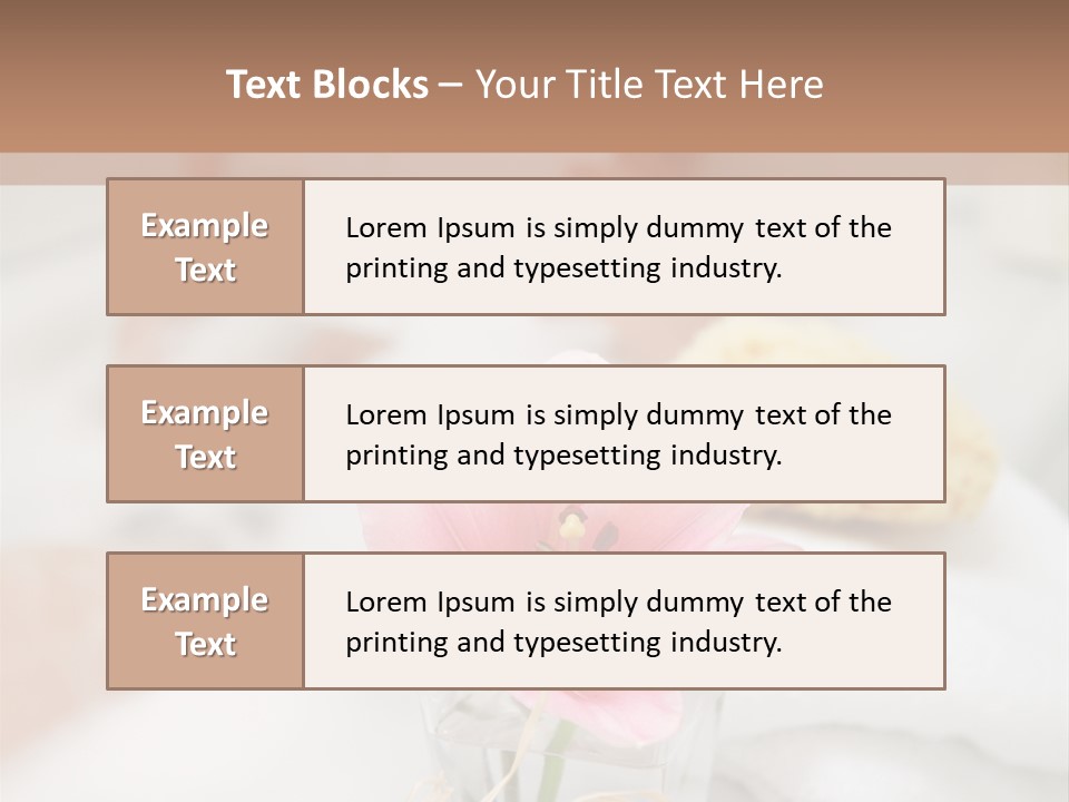 Taking A Bath PowerPoint Template