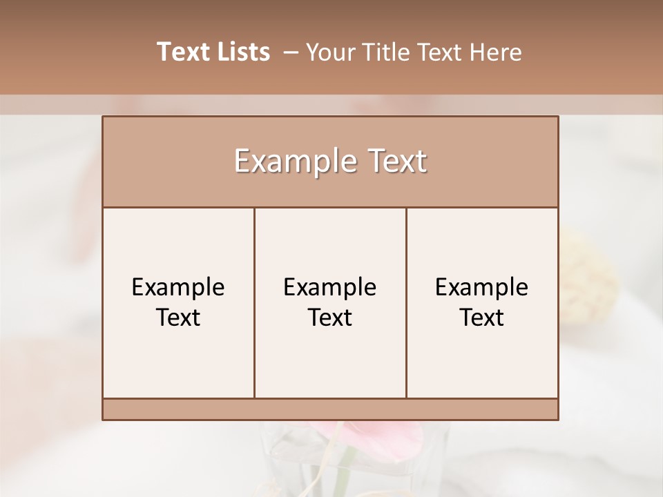 Taking A Bath PowerPoint Template