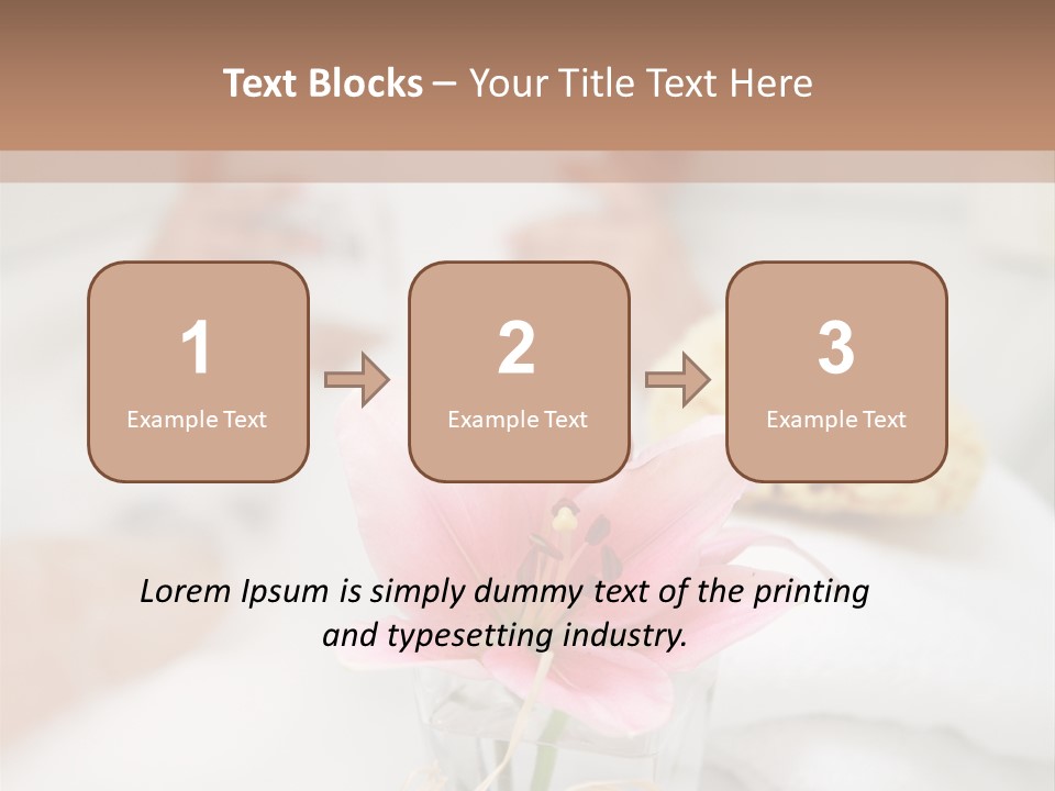 Taking A Bath PowerPoint Template