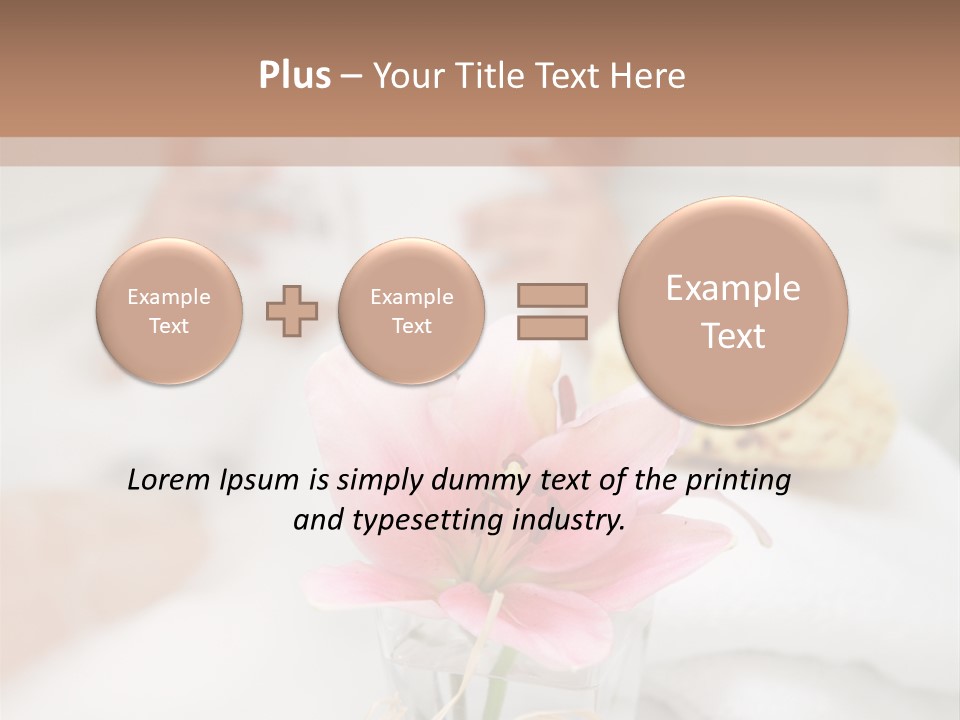 Taking A Bath PowerPoint Template