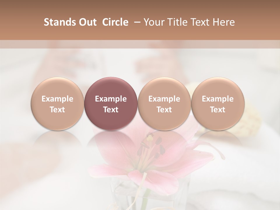 Taking A Bath PowerPoint Template