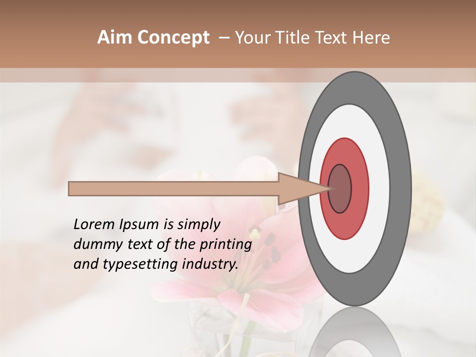 Taking A Bath PowerPoint Template