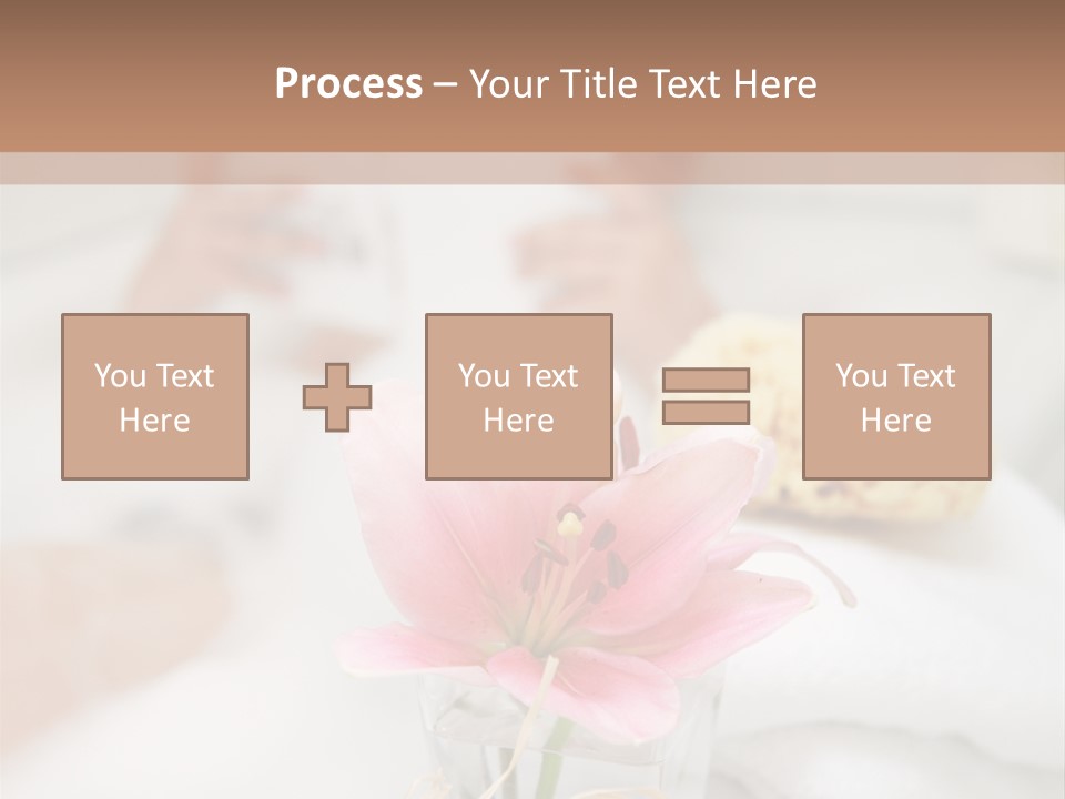 Taking A Bath PowerPoint Template