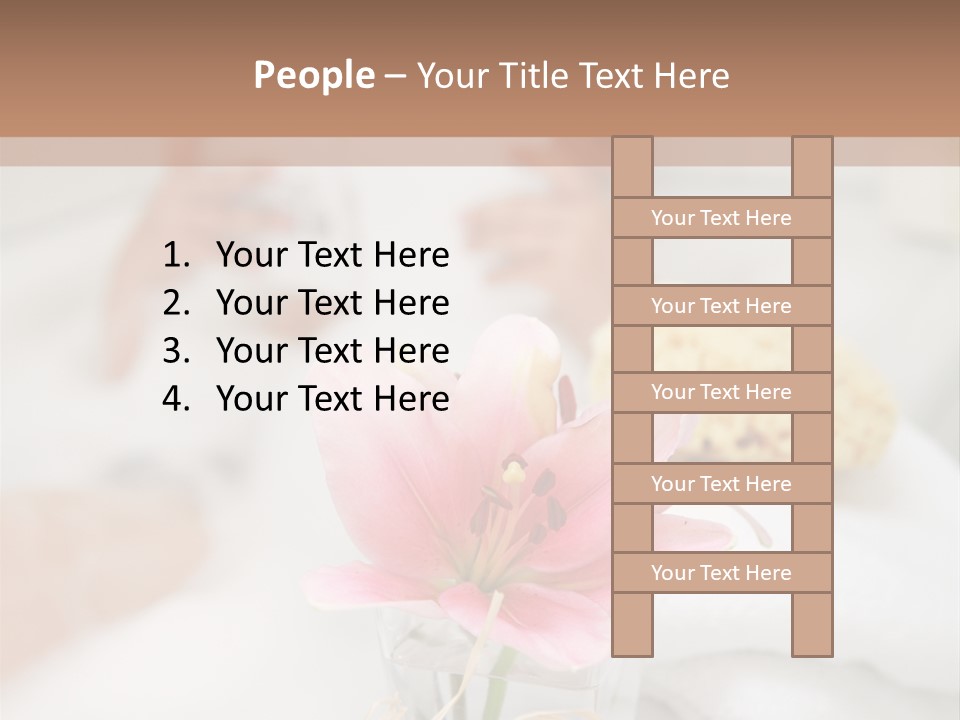 Taking A Bath PowerPoint Template