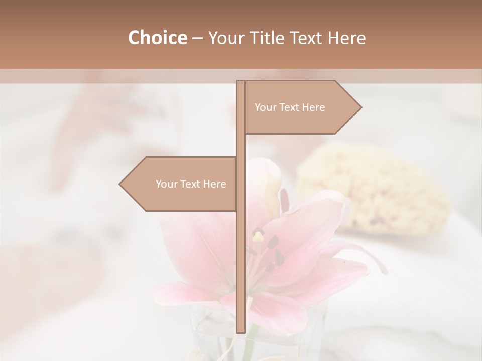 Taking A Bath PowerPoint Template