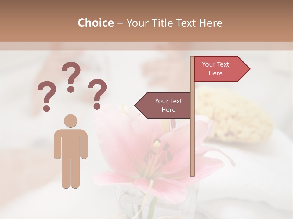 Taking A Bath PowerPoint Template