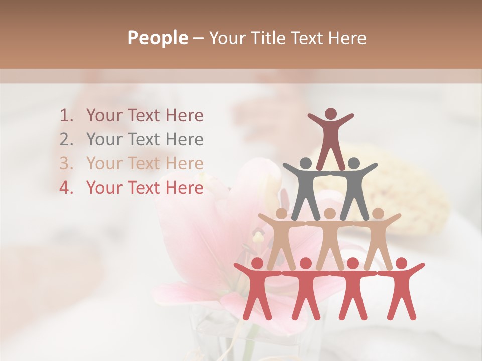 Taking A Bath PowerPoint Template