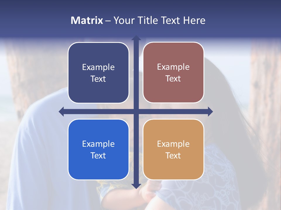 Young Asian Family PowerPoint Template