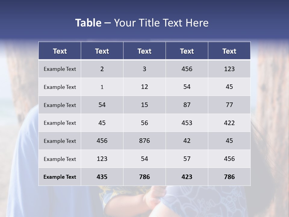 Young Asian Family PowerPoint Template