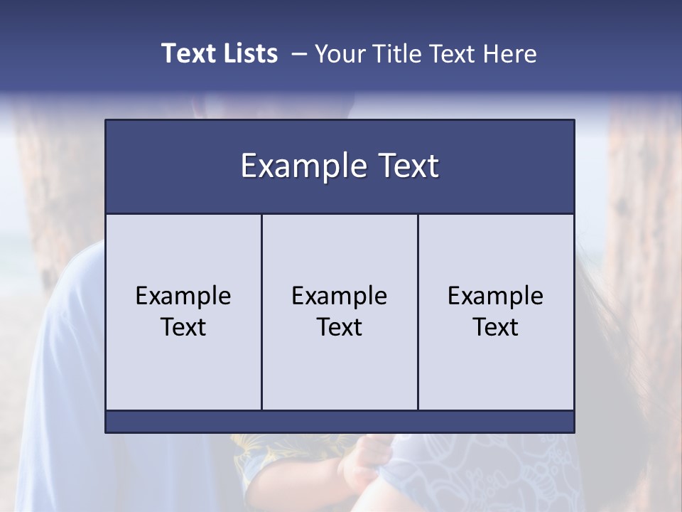 Young Asian Family PowerPoint Template