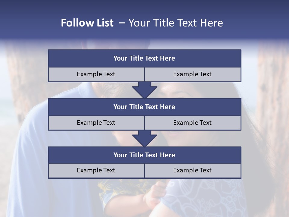 Young Asian Family PowerPoint Template