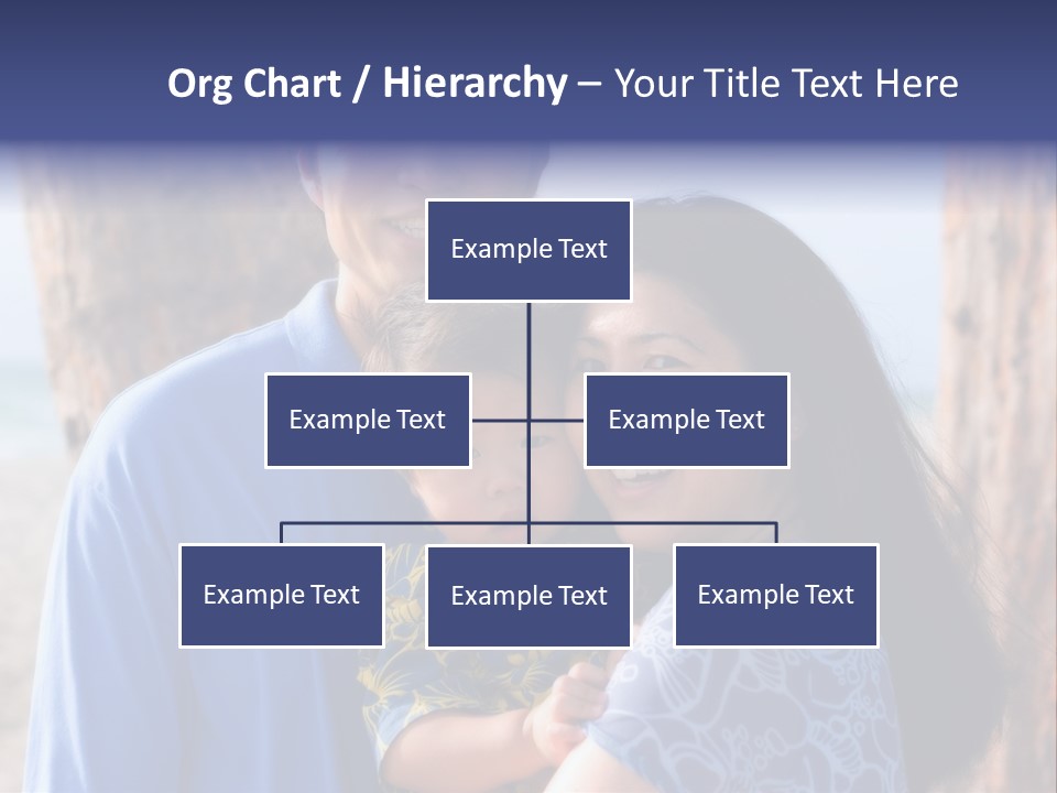 Young Asian Family PowerPoint Template