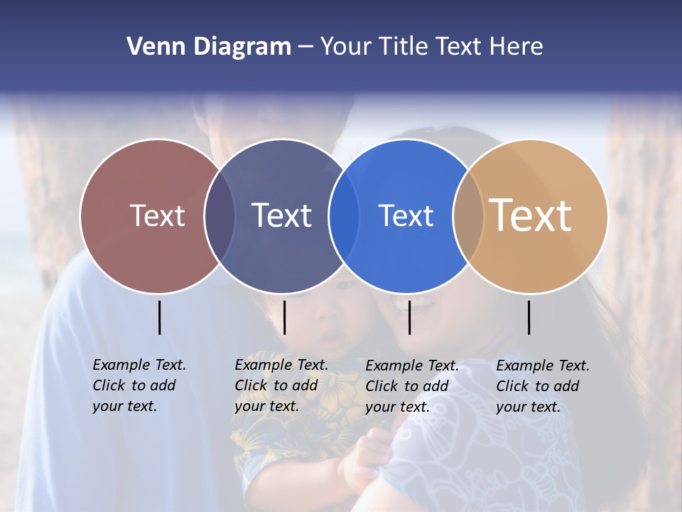 Young Asian Family PowerPoint Template
