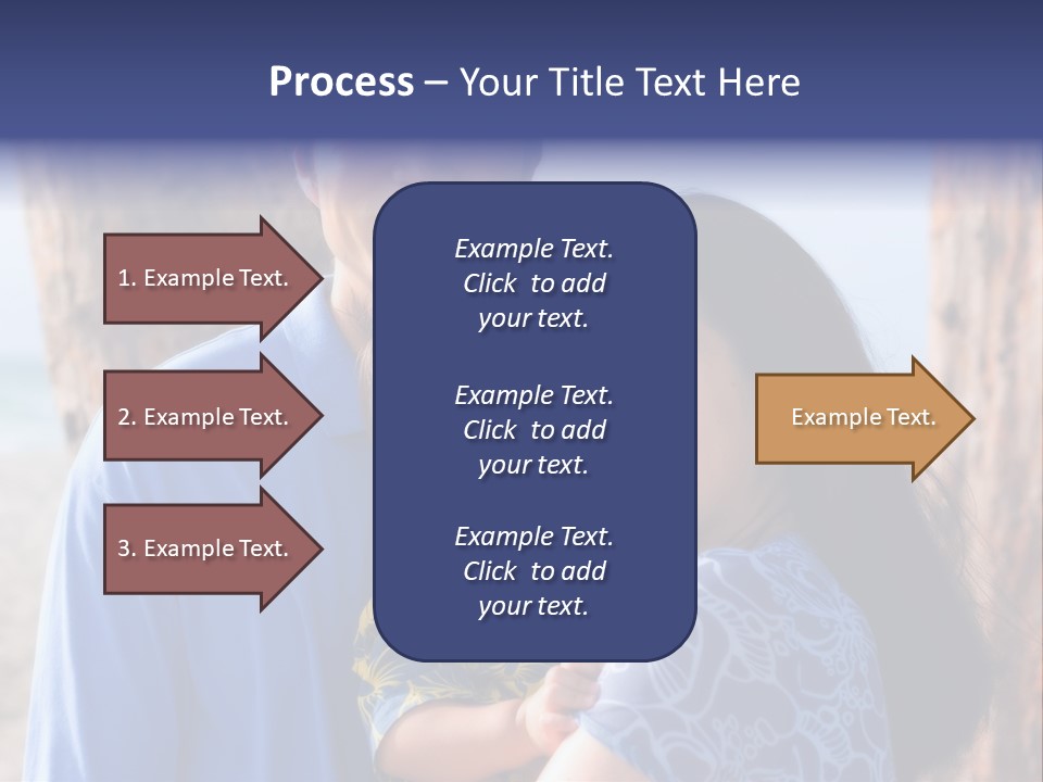 Young Asian Family PowerPoint Template