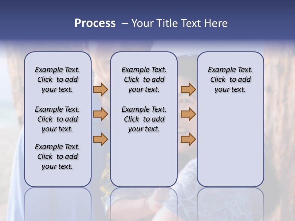 Young Asian Family PowerPoint Template