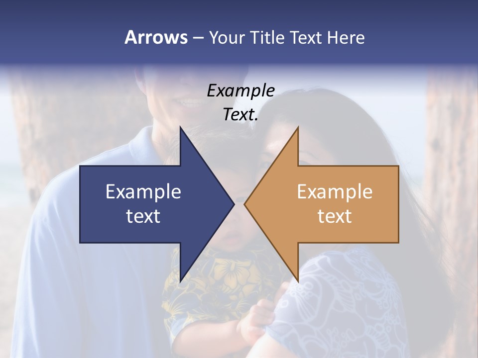 Young Asian Family PowerPoint Template