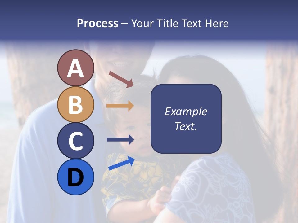 Young Asian Family PowerPoint Template