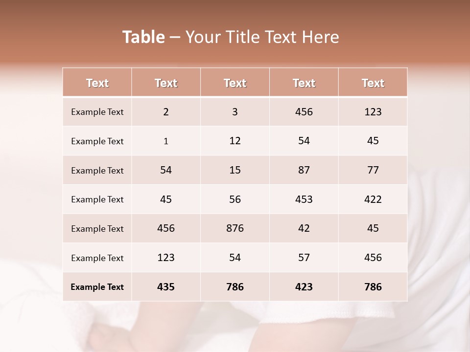 A Charming Portrait Of A Little Baby Boy. He Is 6 Months Old In This Series. PowerPoint Template