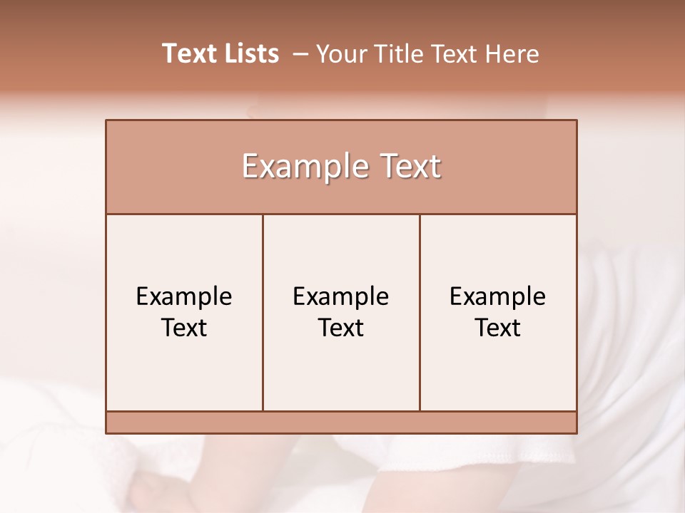 A Charming Portrait Of A Little Baby Boy. He Is 6 Months Old In This Series. PowerPoint Template