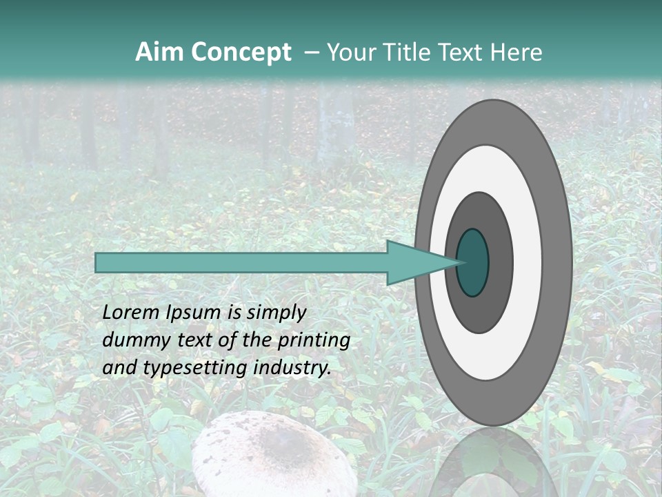 Mushroom In The Forest PowerPoint Template