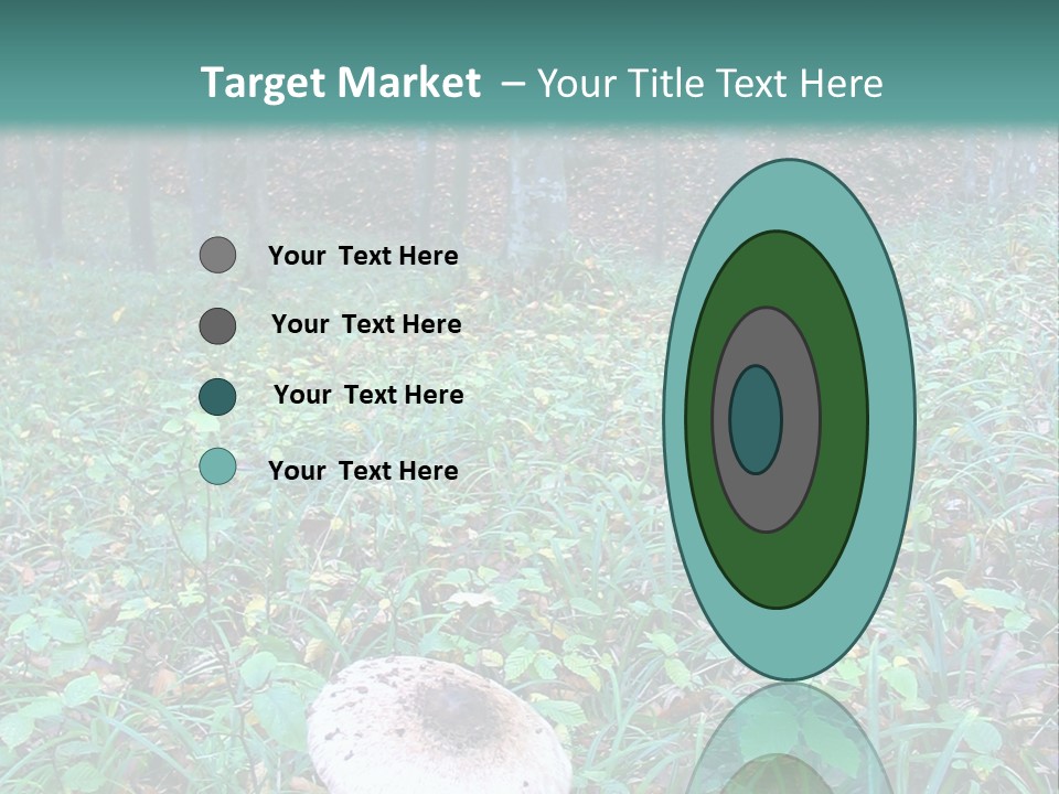Mushroom In The Forest PowerPoint Template