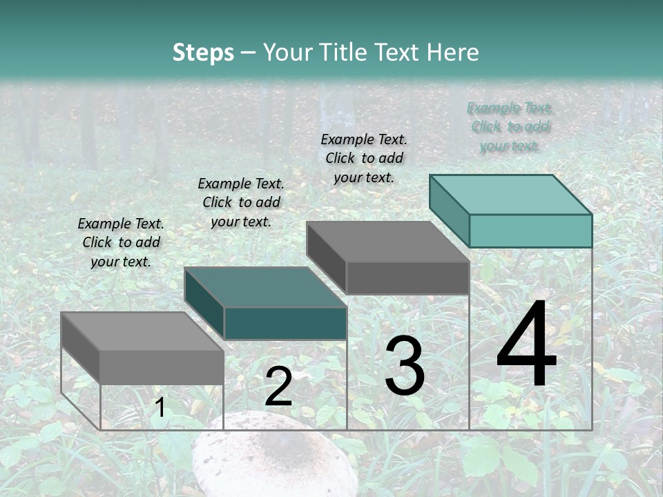 Mushroom In The Forest PowerPoint Template
