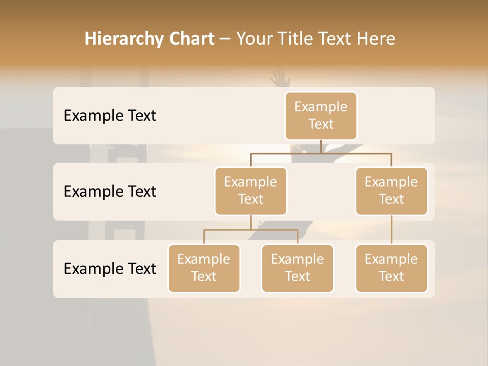 Silhouette Of Boy Jumping Off Lifeguard Stand PowerPoint Template