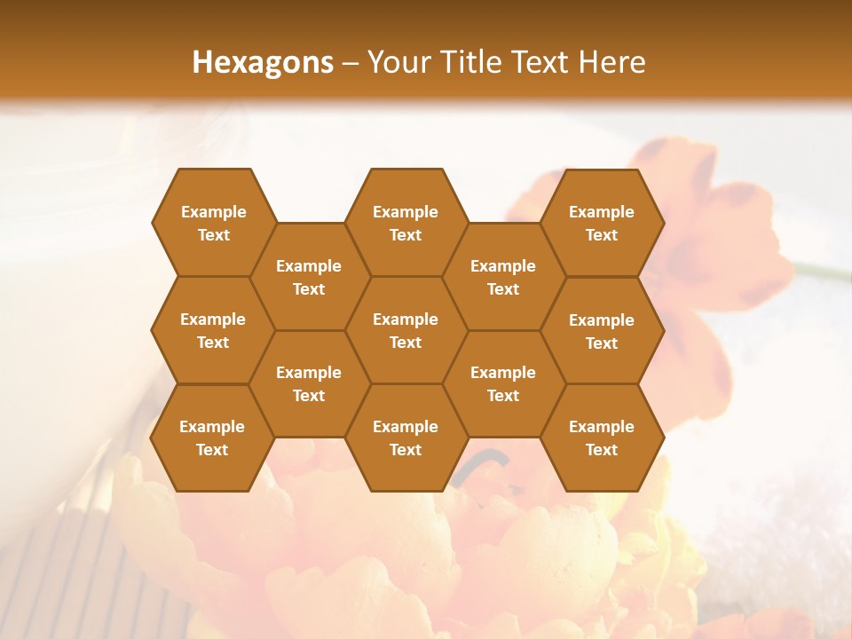 Cosmetic Moisturizing Cream And Candle With Flowers PowerPoint Template