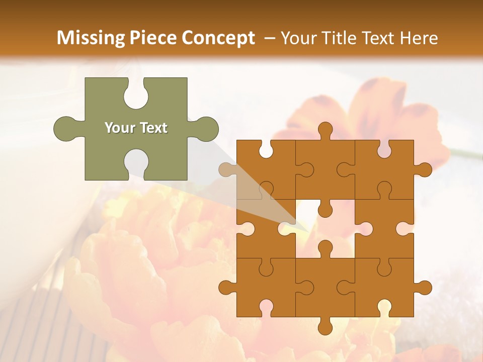 Cosmetic Moisturizing Cream And Candle With Flowers PowerPoint Template