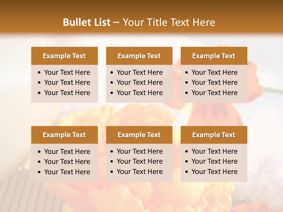 Cosmetic Moisturizing Cream And Candle With Flowers PowerPoint Template