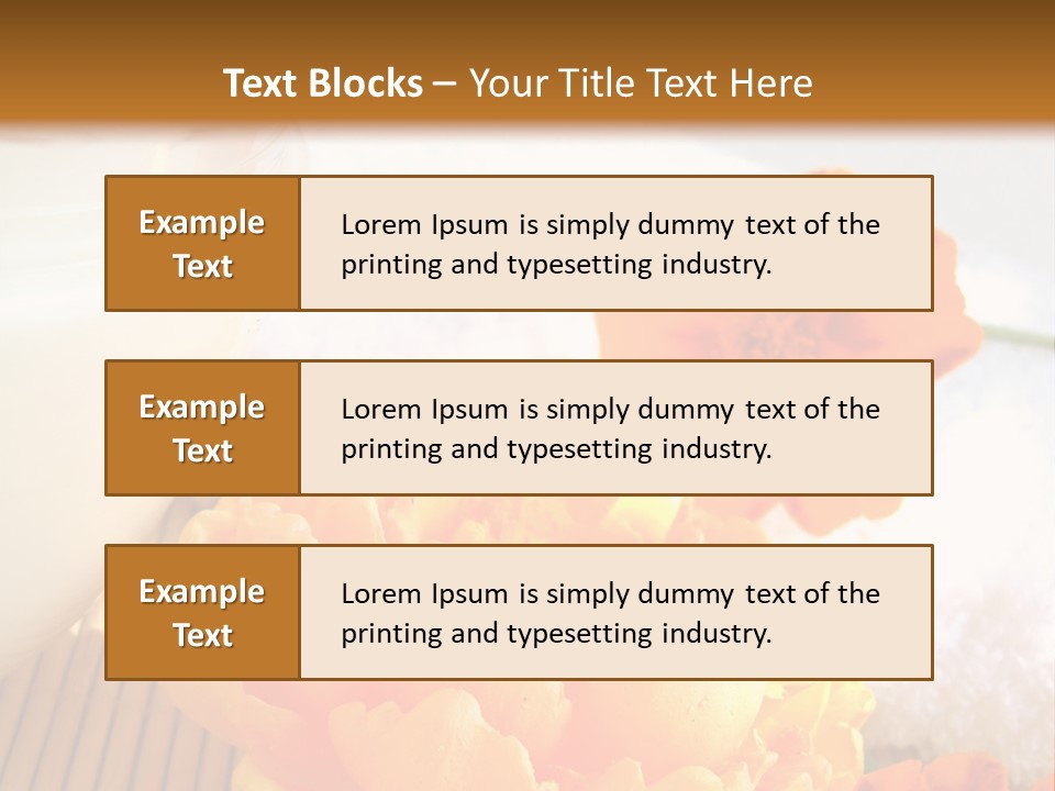 Cosmetic Moisturizing Cream And Candle With Flowers PowerPoint Template