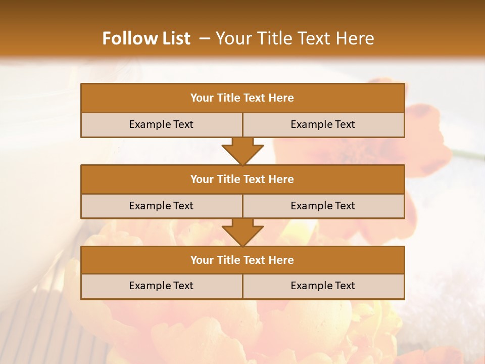 Cosmetic Moisturizing Cream And Candle With Flowers PowerPoint Template