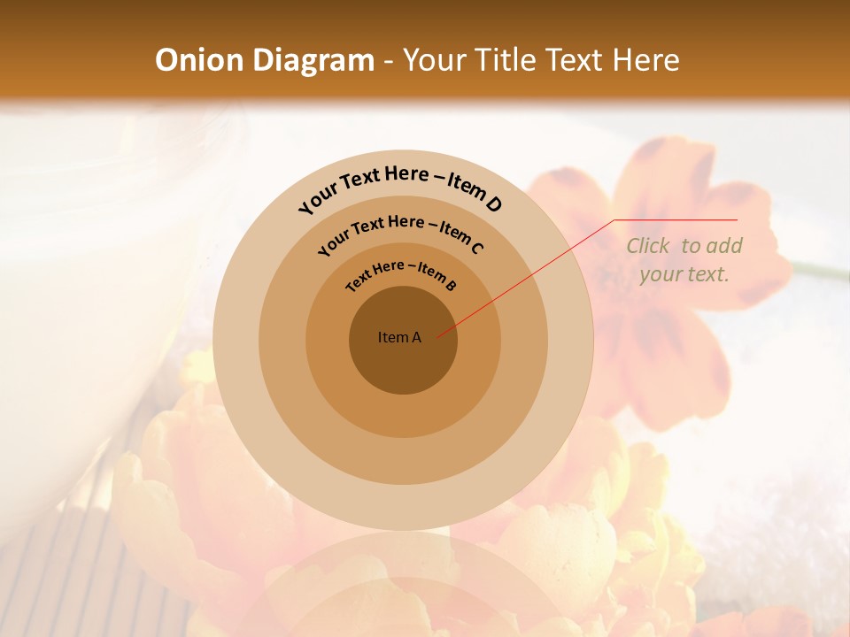 Cosmetic Moisturizing Cream And Candle With Flowers PowerPoint Template