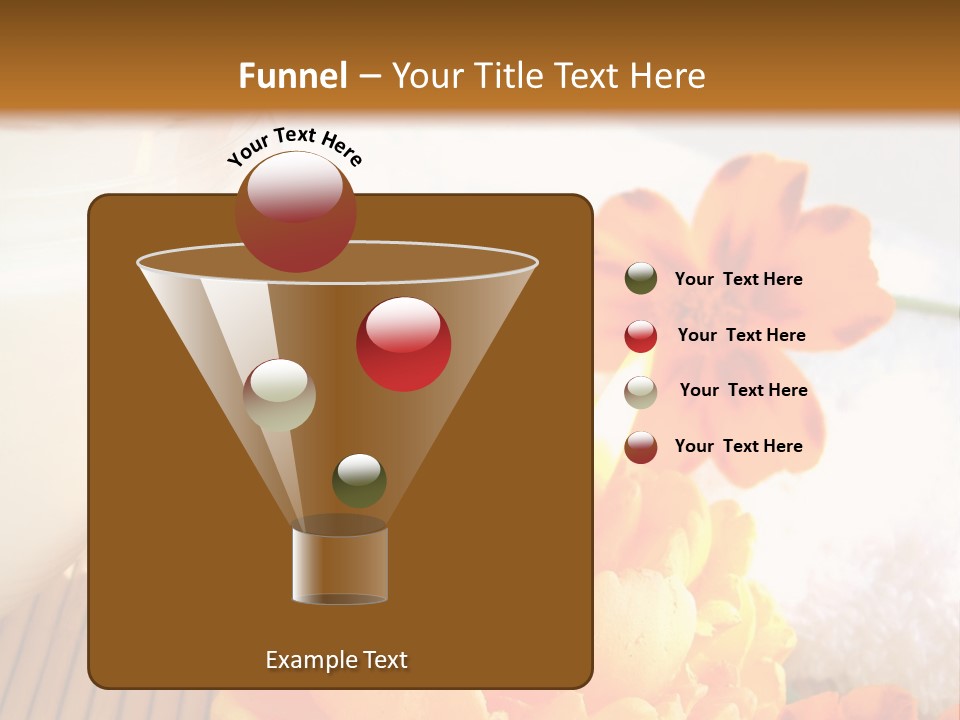 Cosmetic Moisturizing Cream And Candle With Flowers PowerPoint Template