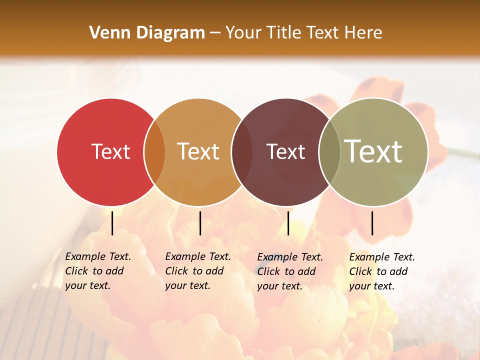 Cosmetic Moisturizing Cream And Candle With Flowers PowerPoint Template