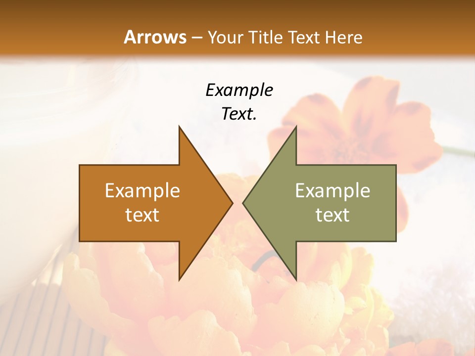 Cosmetic Moisturizing Cream And Candle With Flowers PowerPoint Template