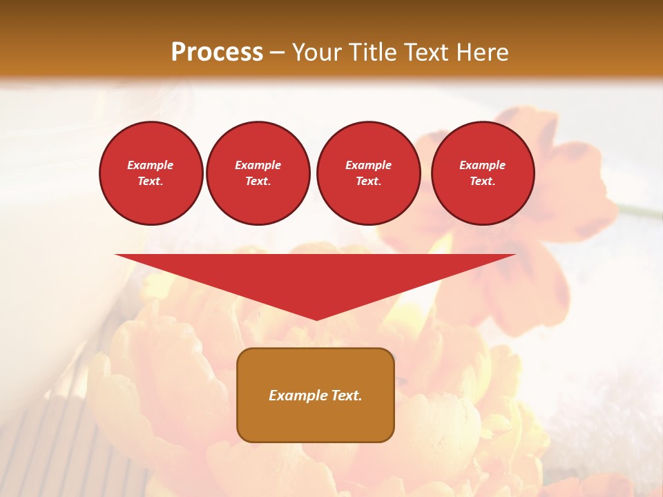 Cosmetic Moisturizing Cream And Candle With Flowers PowerPoint Template