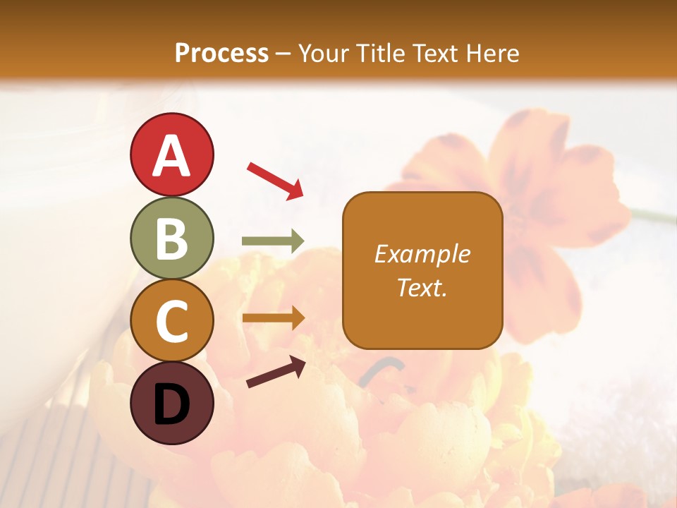 Cosmetic Moisturizing Cream And Candle With Flowers PowerPoint Template
