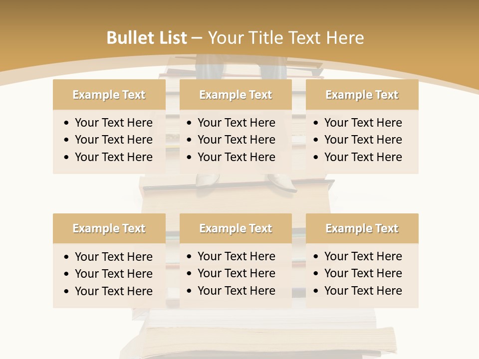Guy Sits On A Pile Of Books And Reads PowerPoint Template
