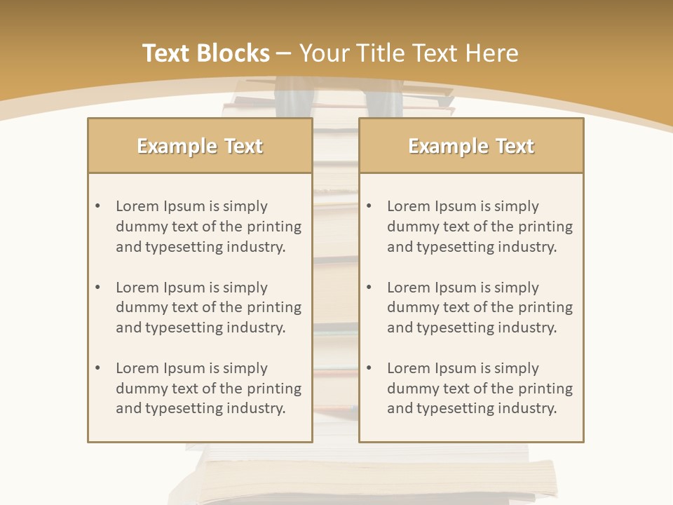 Guy Sits On A Pile Of Books And Reads PowerPoint Template